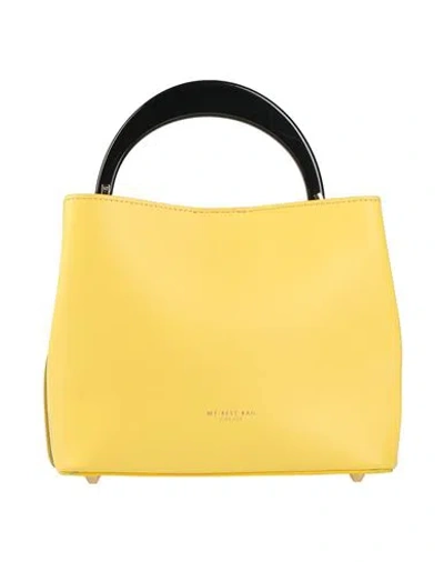 My-best Bags Woman Handbag Yellow Size - Leather