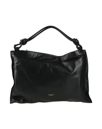 My-best Bags Woman Shoulder Bag Black Size - Leather In Black