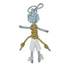 My Bob Women's Hermes The Lucky One Key Ring In Blue/gold In Multi