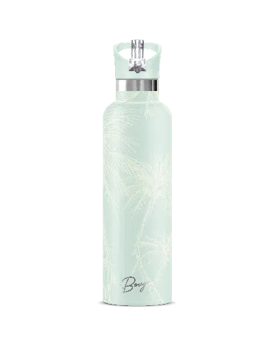 My Bougie Bottle La Palmera Verde Palm Design Insulated Water Bottle Green