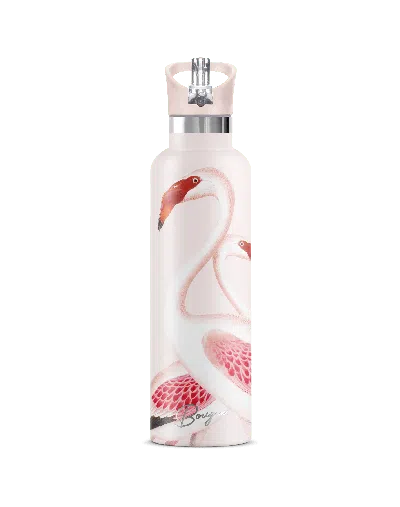 My Bougie Bottle Pink / Purple / White Puna Vintage Flamingo Insulated Water Bottle
