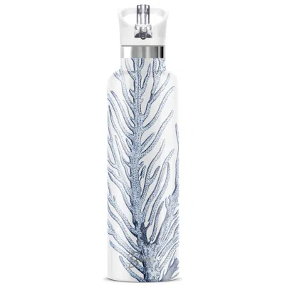 My Bougie Bottle White Akoa Classic Ocean Coral Insulated Water Bottle