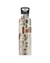 My Bougie Bottle Women's Neutrals / Black Bits & Bridles Equestrian Insulated Water Bottle In Black