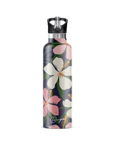 My Bougie Bottle Women's Pink / Purple / Brown Aloalo Insulated Water Bottle In Pink/purple/brown