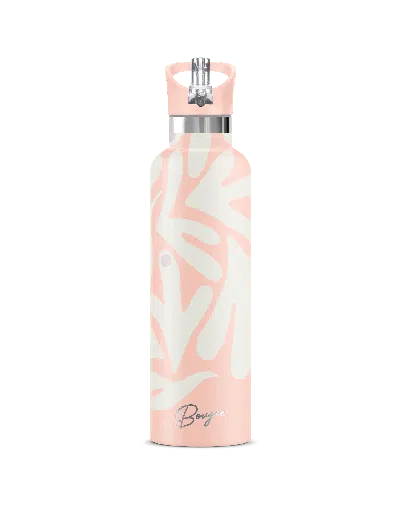 My Bougie Bottle Yellow / Orange Ko'ako'a Coral Insulated Water Bottle Peach