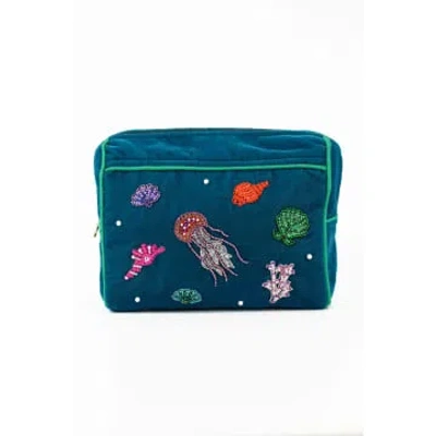 My Doris Blue Sea Theme Make Up Bag