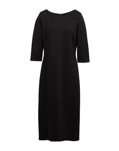 My Dream Woman Midi Dress Black Size 12 Viscose, Polyamide, Elastane