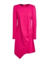My Dream Woman Mini Dress Fuchsia Size 8 Viscose, Polyamide, Elastane