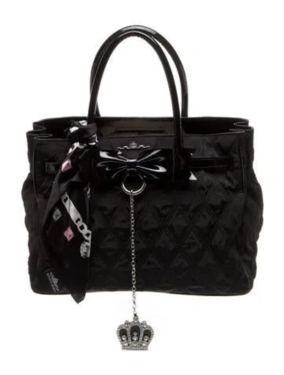 Pre-owned My Flat In London Nylon Tote In Black