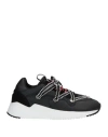 My Grey Woman Sneakers Black Size 5 Soft Leather, Textile Fibers In Black