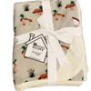 My Hometown Baby Baby's Double Sided Bamboo Blanket In Down South Mallard