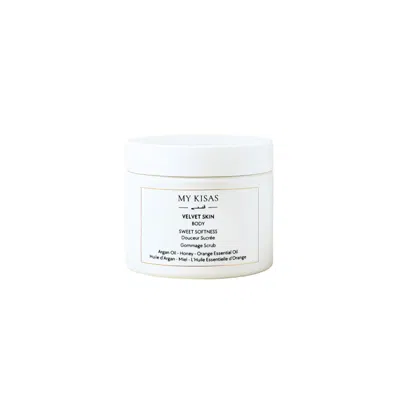 My Kisas Neutrals Sweet Softness - Body Scrub With Argan Oil, Honey, Apricot Oil In Orange