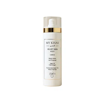 My Kisas White Caress - Body Cream With Argan Oil, Beeswax Scented With Green Tea