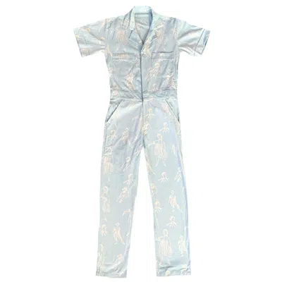 My Little Belleville Women's Alta Ice Blue Jumpsuit