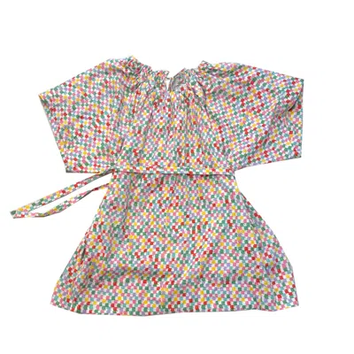 My Little Belleville Women's Rhonda Summer Dress - Gingham Faces In Multi