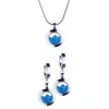 My Little Nature Women's Blue / Silver Designer Jewelry Gift Set With Blue Stones – Handcrafted Mini Set For Her - Bl In Multi
