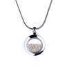 My Little Nature Women's Brown / Neutrals / Silver Tiny Size Designer Necklace With Natural Beach Sand - Vacation