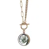 My Little Nature Women's Green / Gold Designer Jewelry -gold Plated Pine Needles Necklace – Handmade Artisan Nature J
