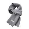 My Little Nature Women's Grey Color Wool Scarf - Australian Wool Scarf In Gray