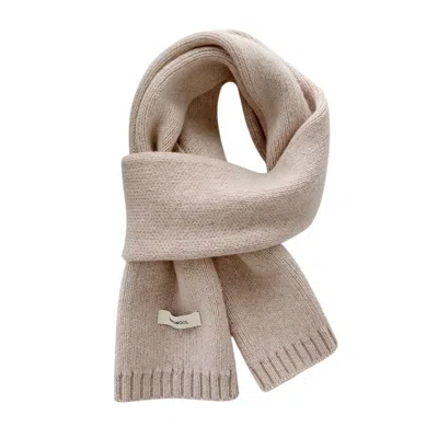 My Little Nature Women's Neutrals Beige Wool Scarf - Australian Wool Scarf