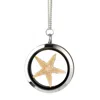 My Little Nature Women's Neutrals / Brown / Silver Designer Jewelry - Star Necklace With Natural Starfish - Beach Col In Multi