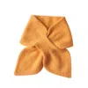 My Little Nature Women's Pure Cashmere Scarf For Her - Natural Cashmere Bow Tie - Mustard Yellow Color In Yellow