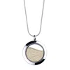 My Little Nature Women's Silver / Neutrals / Brown Designer Statement Necklace With Natural Beach Sand – Neutral Tone