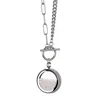 My Little Nature Women's Silver / Neutrals / Brown Handmade Beach Sand Toggle Necklace – Nature-inspired Charm Neckla