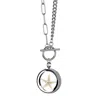 My Little Nature Women's Silver / Neutrals Handcrafted Natural Starfish Charm Necklace - Toggle Clasp Star-inspired J