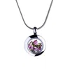 My Little Nature Women's Silver / Pink / Purple Designer Necklace With Tiny Scottish Heather Blossoms – Elegant Handc