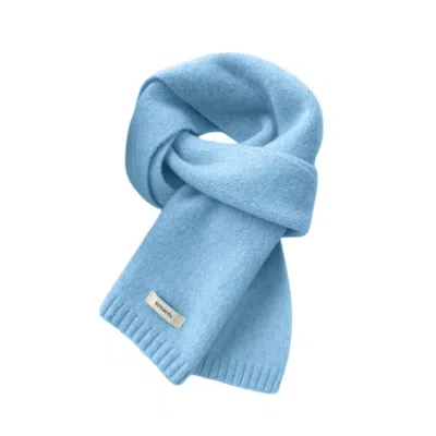My Little Nature Women's Sky Blue Wool Scarf - Natural Australian Wool - Premium Wool