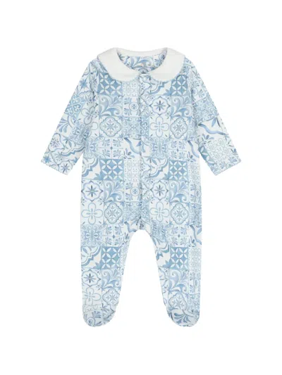My Little Pie Babies' Peter-pan-collar Pajamas In Blue
