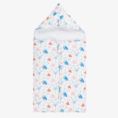 My Little Pie White Cotton Magic Print Baby Nest (85cm)