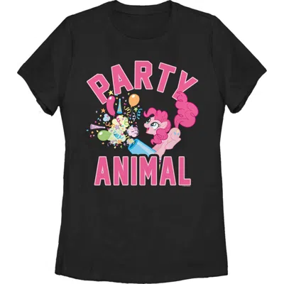 My Little Pony: Friendship Is Magic My Little Pony Friendship Is Magic Pinkie Pie Party Animal  Graphic T-shirt In Black