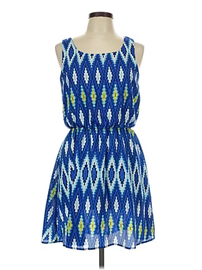 Pre-owned My Michelle Casual Dress In Blue