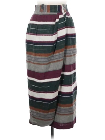 Pre-owned My Michelle Casual Skirt In Burgundy