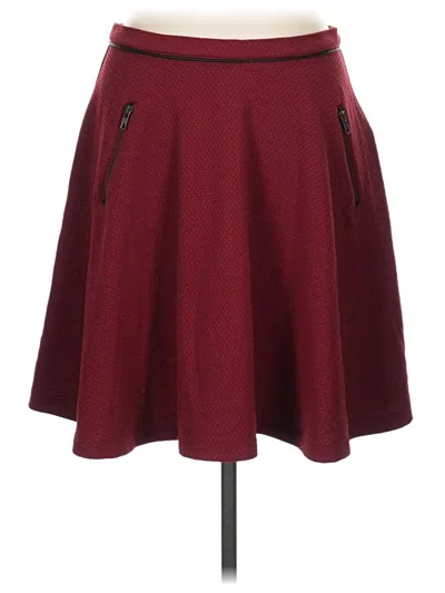 Pre-owned My Michelle Casual Skirt In Burgundy