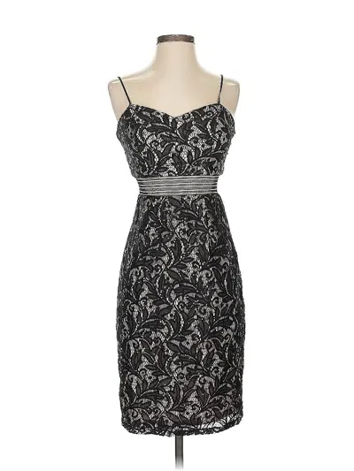 Pre-owned My Michelle Cocktail Dress In Black