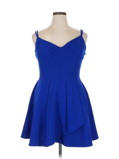 Pre-owned My Michelle Cocktail Dress In Blue