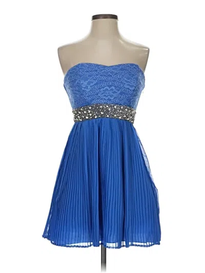 Pre-owned My Michelle Cocktail Dress In Blue