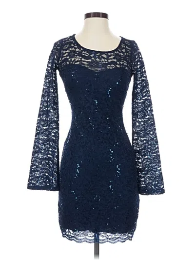 Pre-owned My Michelle Cocktail Dress In Blue
