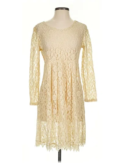 Pre-owned My Michelle Cocktail Dress In Ivory