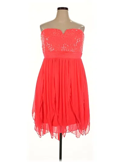 Pre-owned My Michelle Cocktail Dress In Red