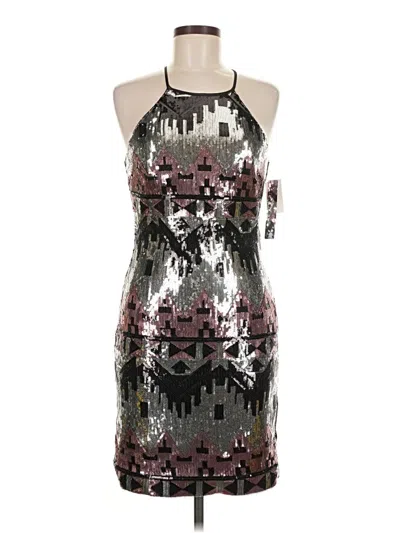 Pre-owned My Michelle Cocktail Dress In Silver