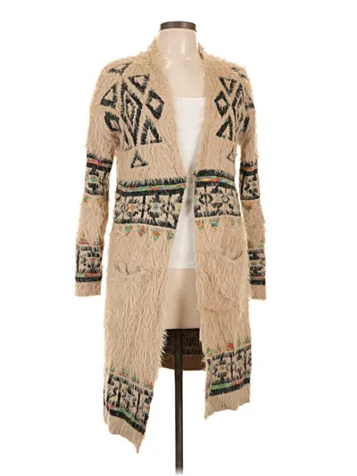 Pre-owned My Michelle Kimono In Tan