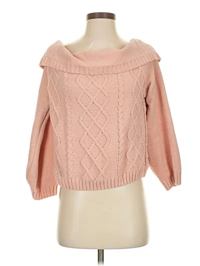 Pre-owned My Michelle Pullover Sweater In Pink