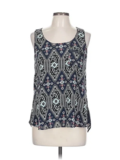 Pre-owned My Michelle Sleeveless Blouse In Blue