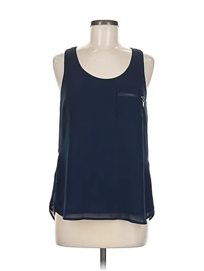 Pre-owned My Michelle Sleeveless Blouse In Blue