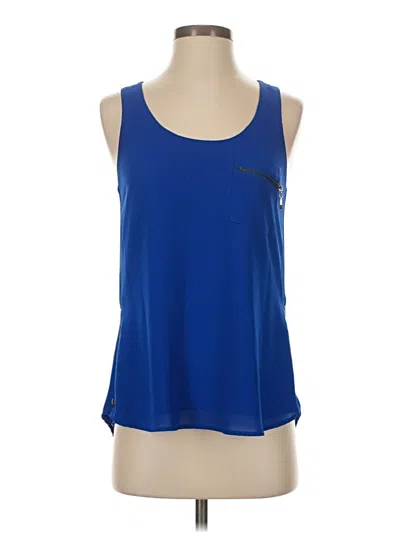 Pre-owned My Michelle Sleeveless Top Blue Scoop Neck Tops