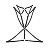My Mokondo Women's Black Aelita Bra Strap Harness In Black
